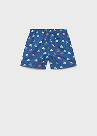 Printed swimming trunks