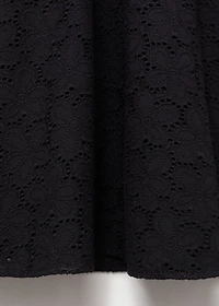 V-neck embroidered top