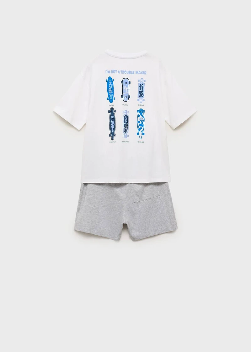 Two-piece short pyjamas