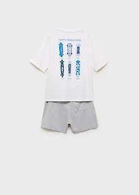 Two-piece short pyjamas