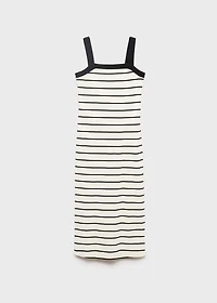 Striped midi dress