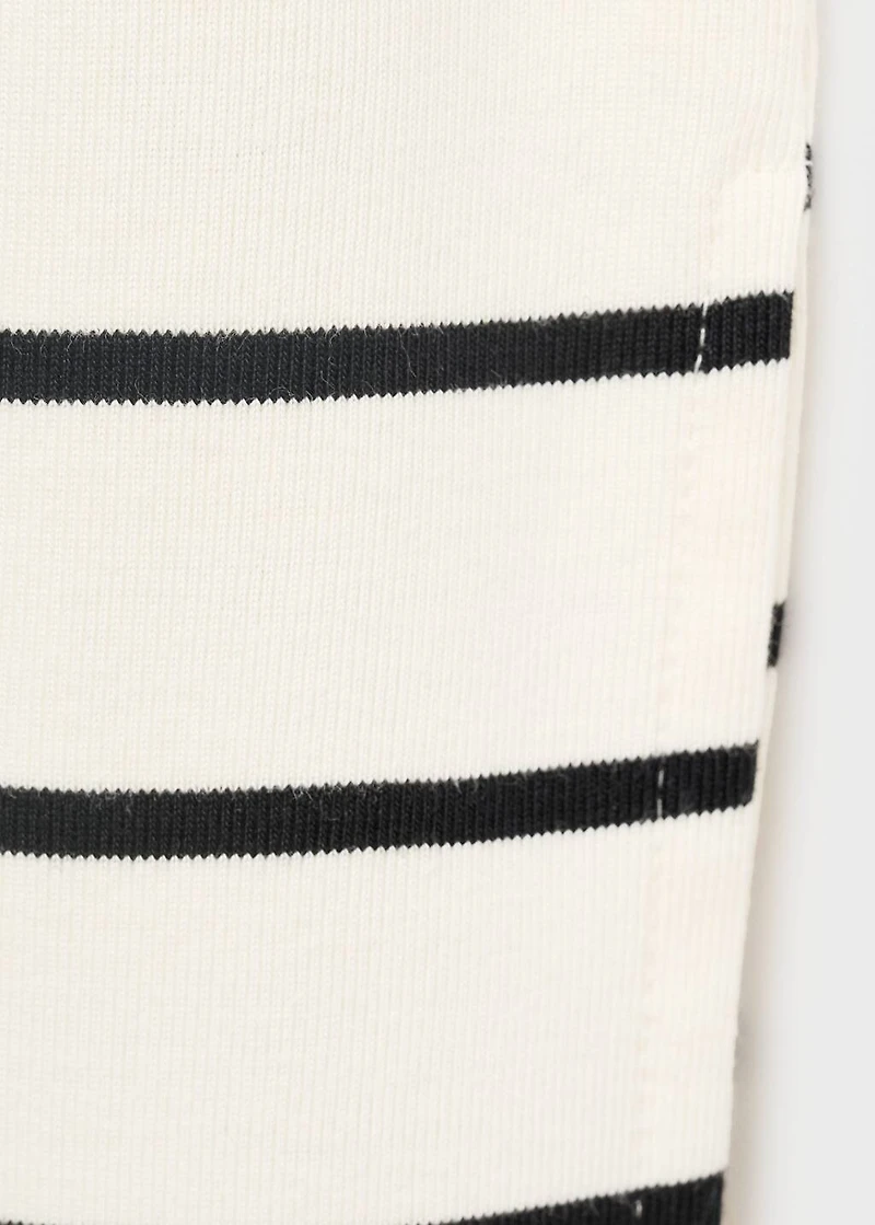 Striped midi dress