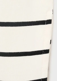 Striped midi dress