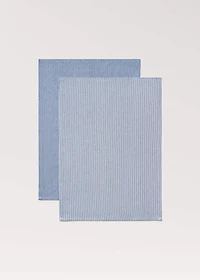 Striped cotton kitchen towel