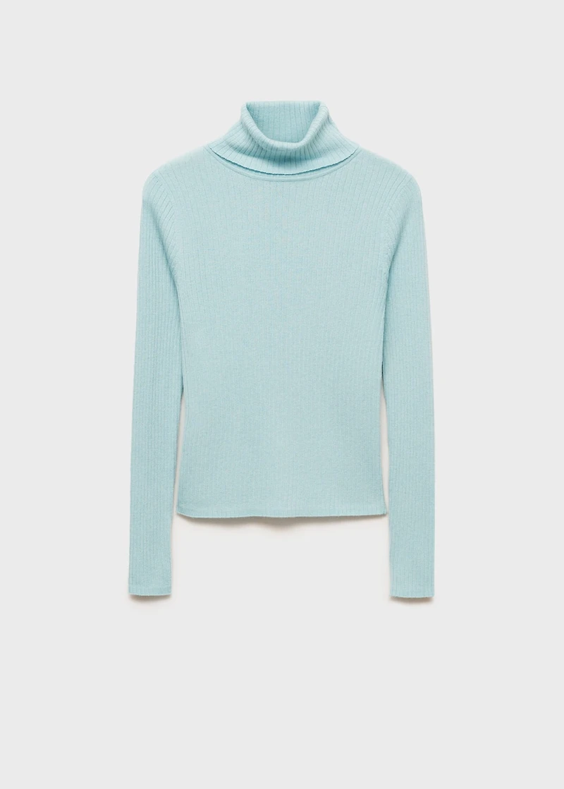 Wool blend turtleneck sweater