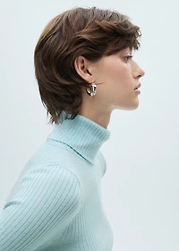Wool blend turtleneck sweater