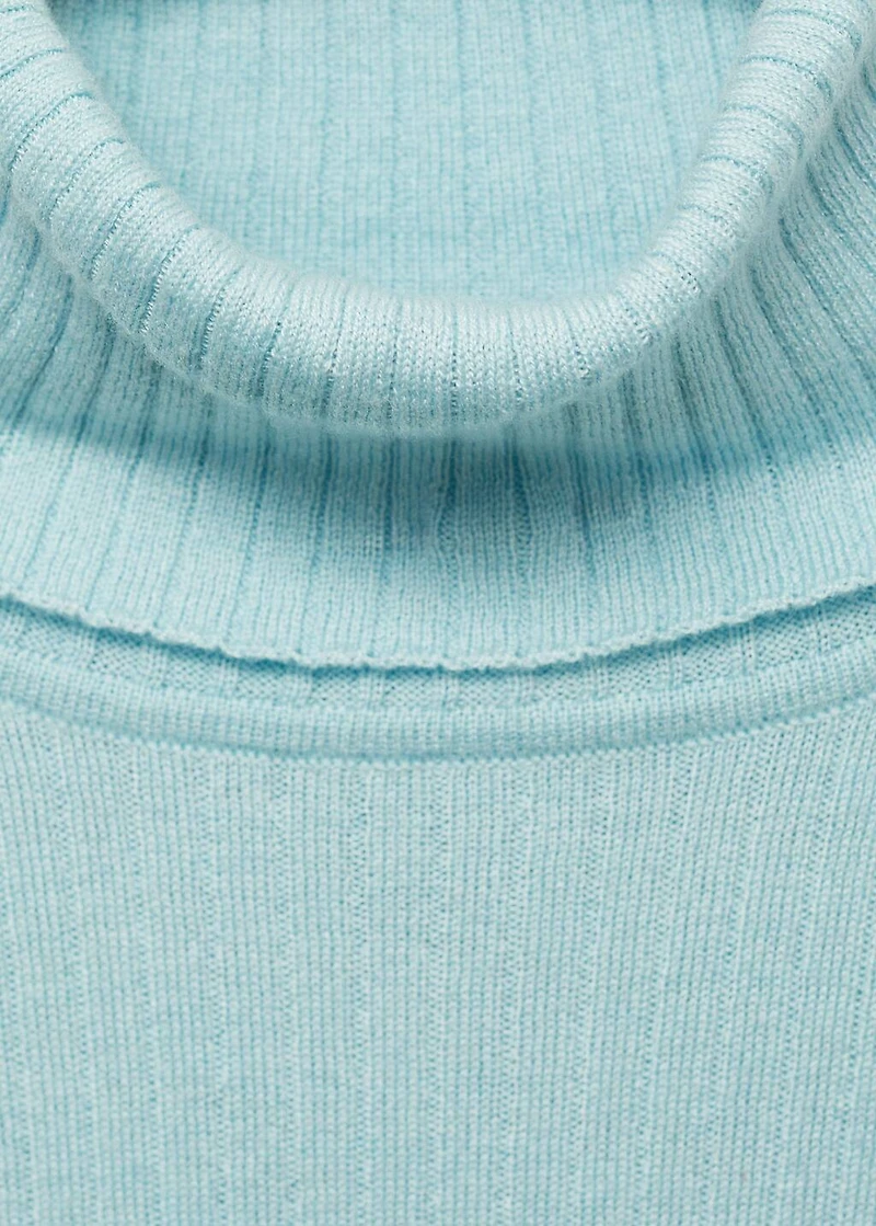 Wool blend turtleneck sweater