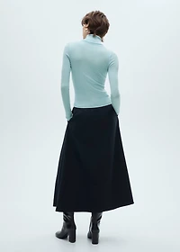 Wool blend turtleneck sweater