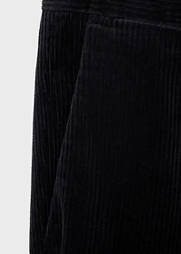 Corduroy regular-fit pants