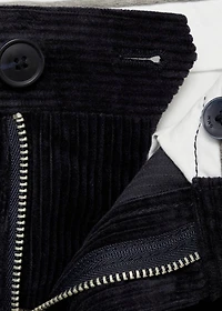 Corduroy regular-fit pants