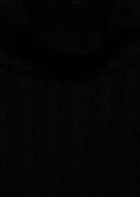 Ribbed high neck t-shirt