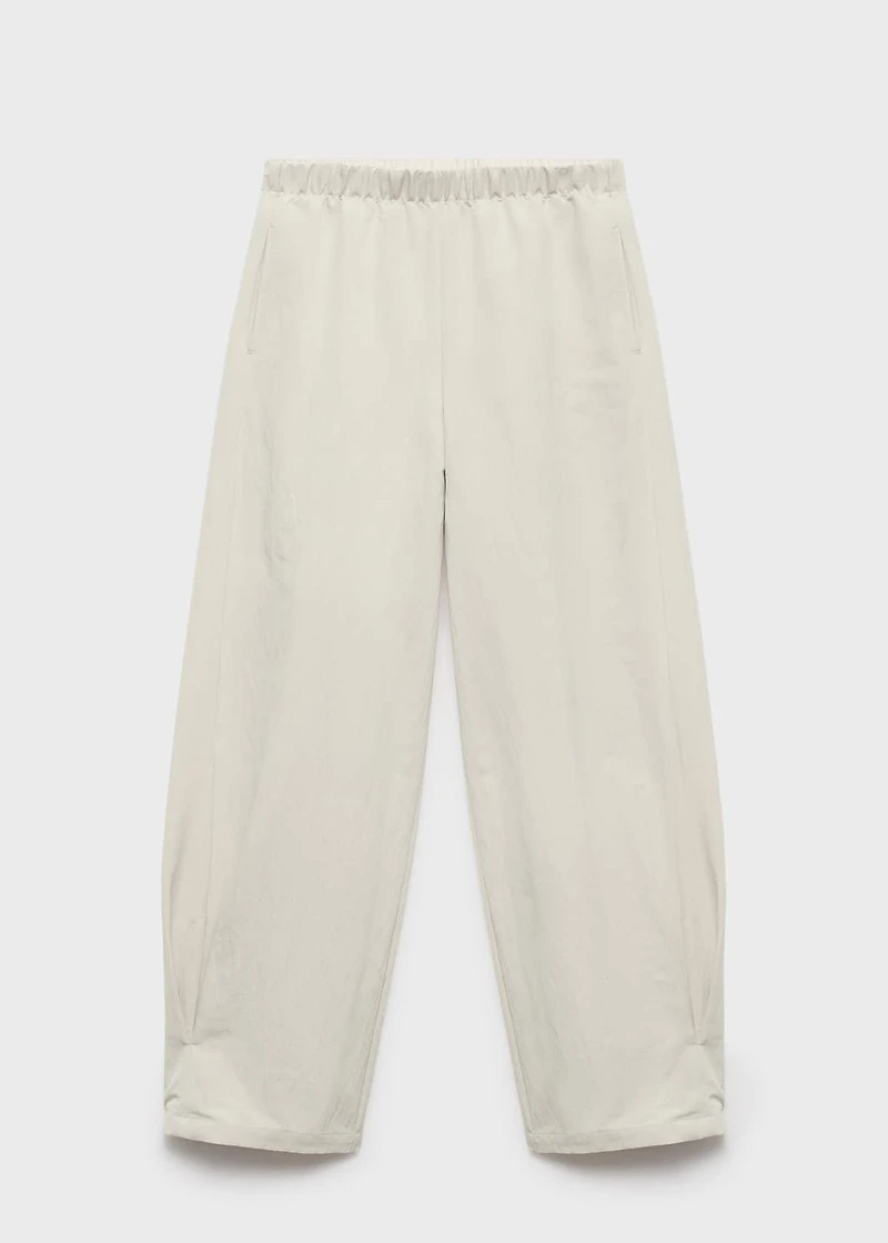 Pleated jogger pants