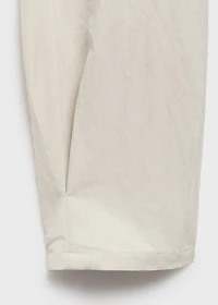 Pleated jogger pants