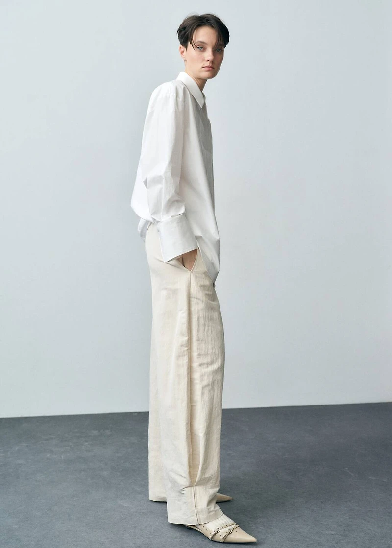 Pleated jogger pants