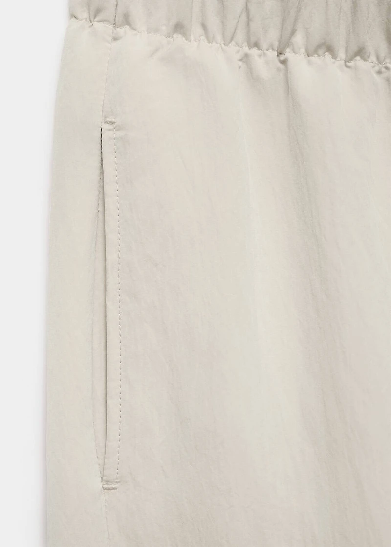 Pleated jogger pants