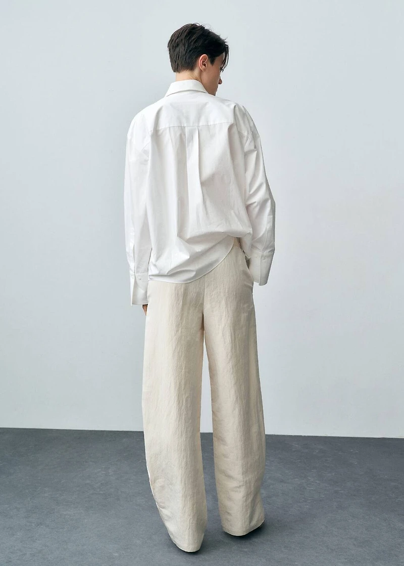 Pleated jogger pants