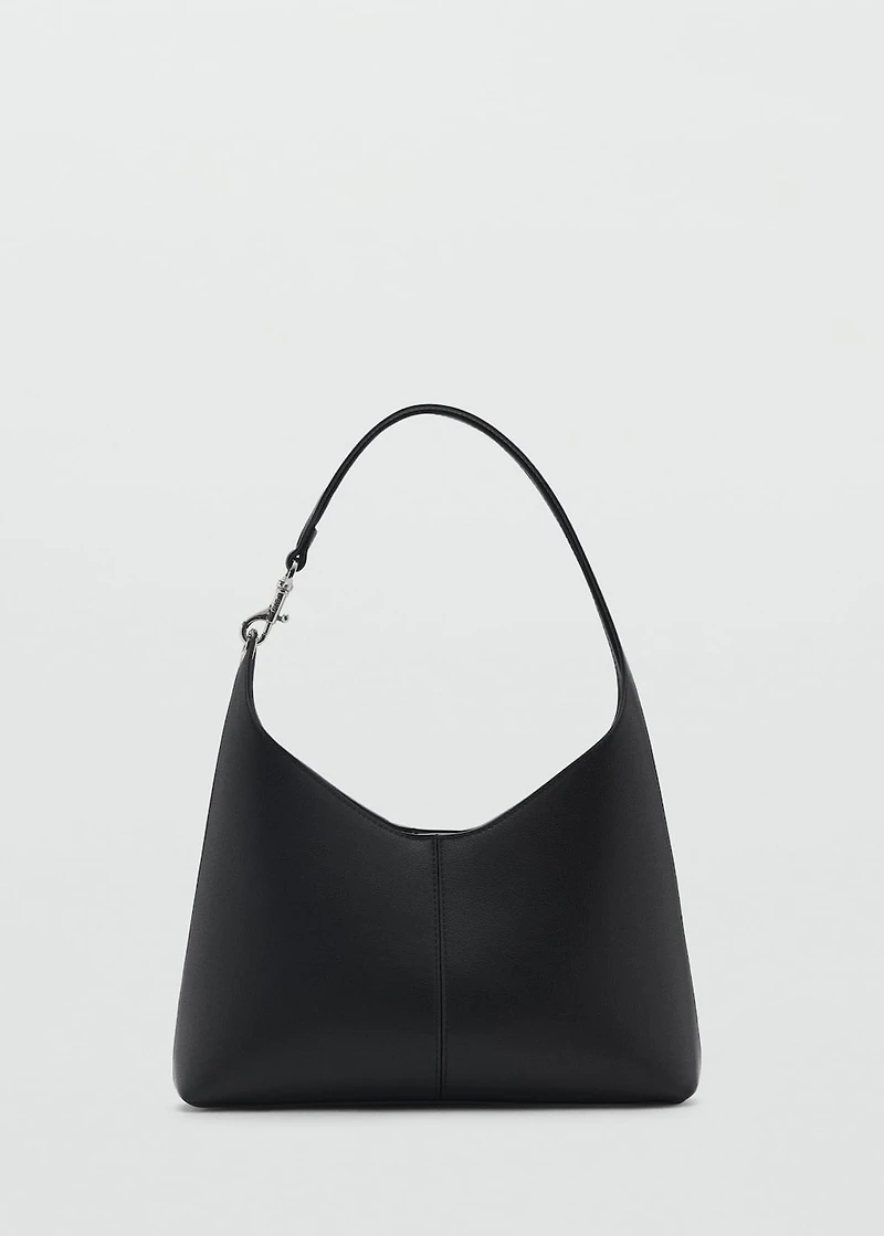 Shopper bag with metallic detail