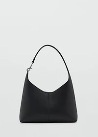 Shopper bag with metallic detail