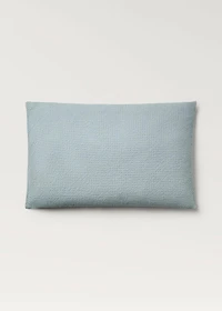 Two cotton waffle percale pillowcases 50x75 cm
