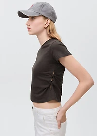 Knot detail T-shirt