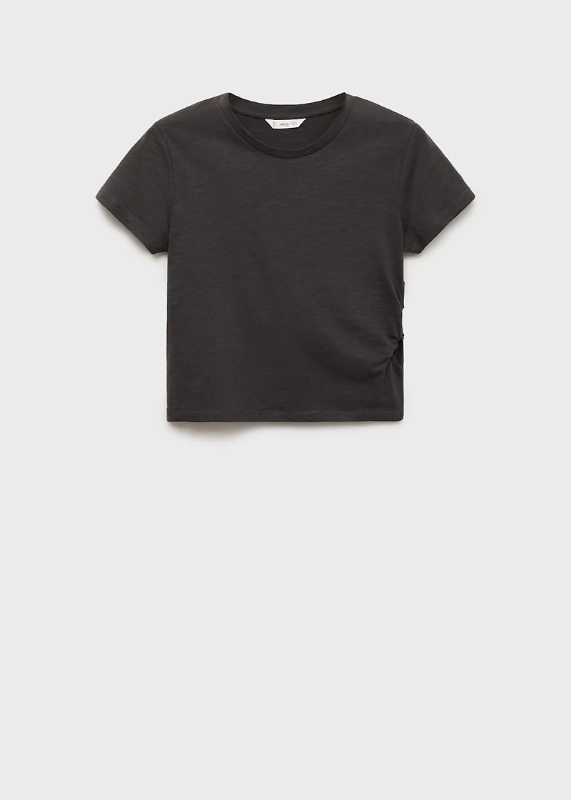 Knot detail T-shirt