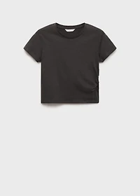 Knot detail T-shirt