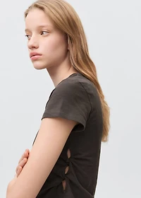 Knot detail T-shirt