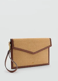 Raffia effect clutch