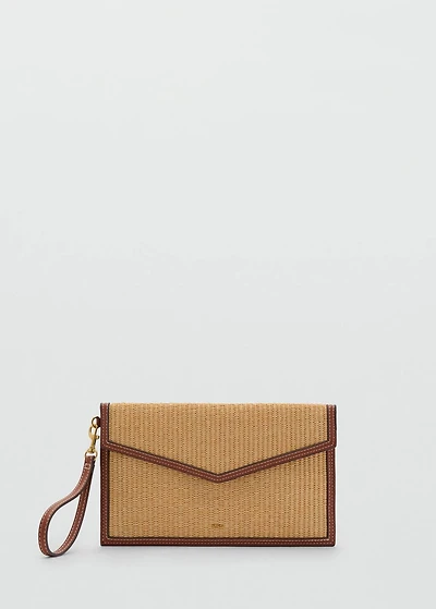 Raffia effect clutch