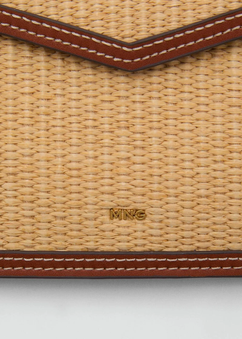 Raffia effect clutch