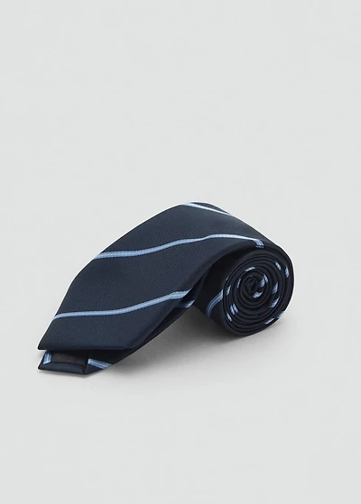 Striped tie