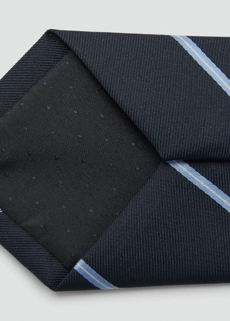 Striped tie