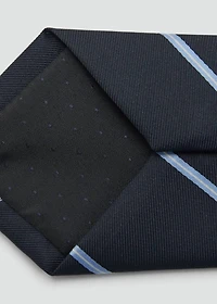Striped tie