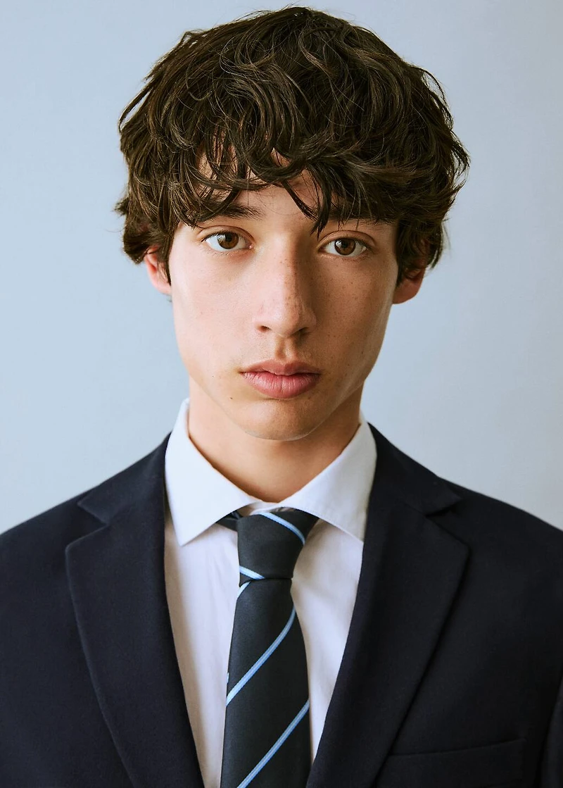 Striped tie