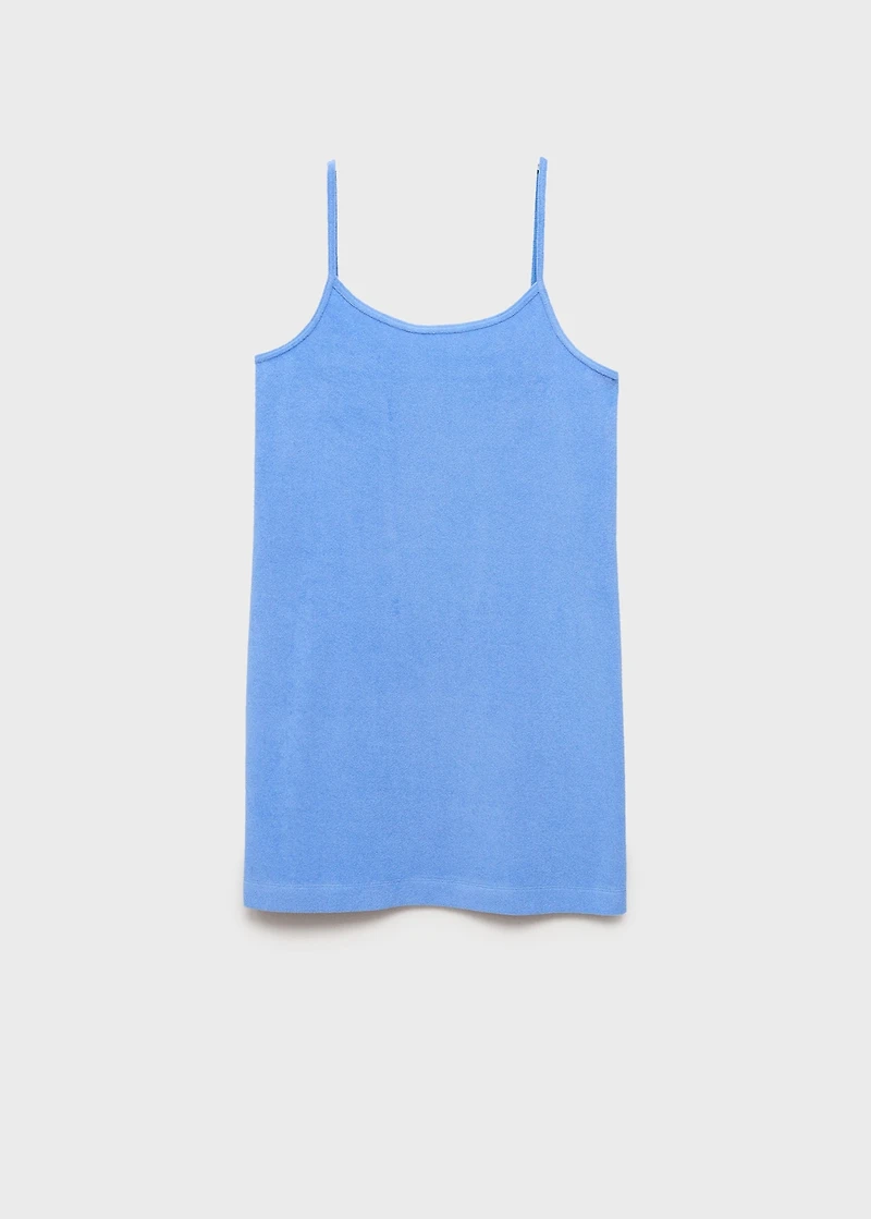 Terry cotton dress