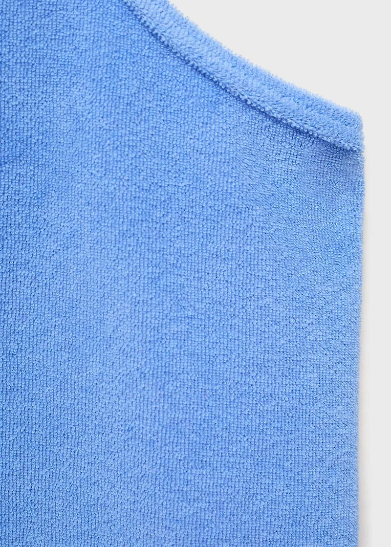 Terry cotton dress