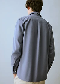 Linen oxford shirt