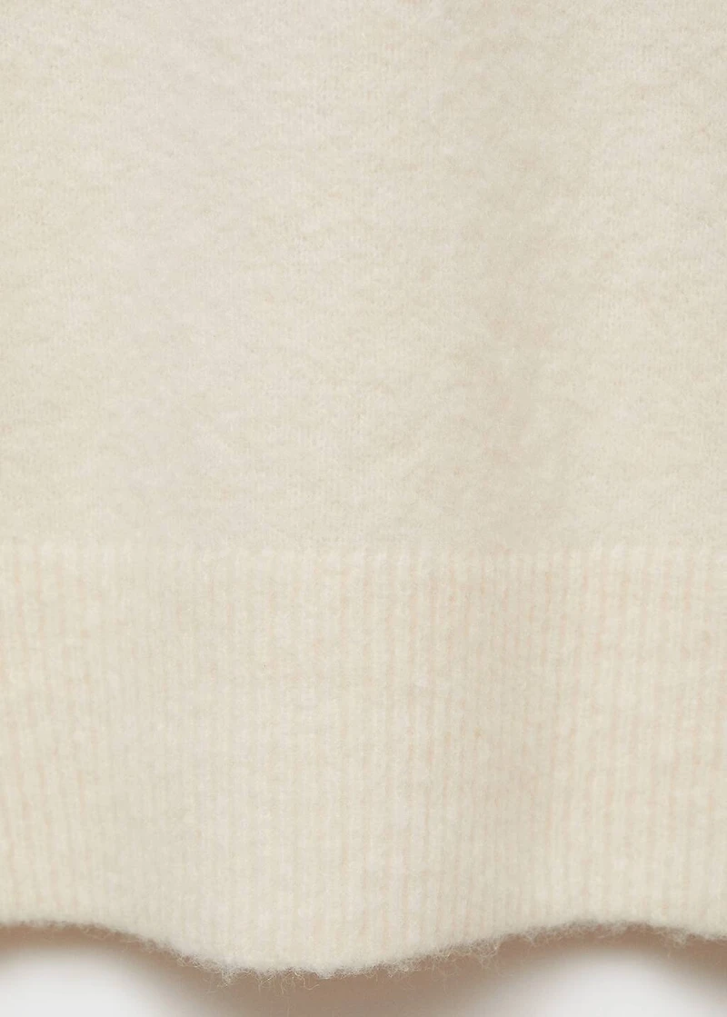 Knitted turtleneck dress