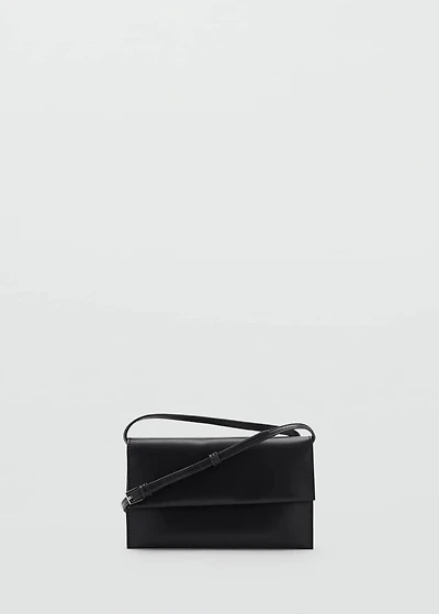 Crossbody bag with flap
