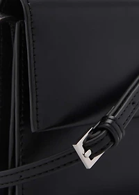 Crossbody bag with flap