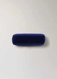 Towel-effect bolster cushion