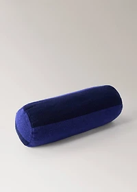 Towel-effect bolster cushion