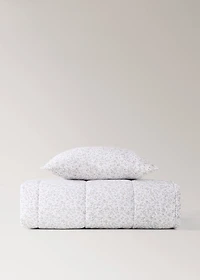 Cotton floral-print children’s cushion cover 40x40 cm