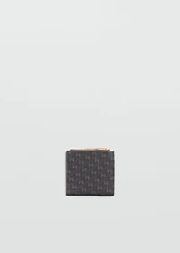 Wallet with printed logo