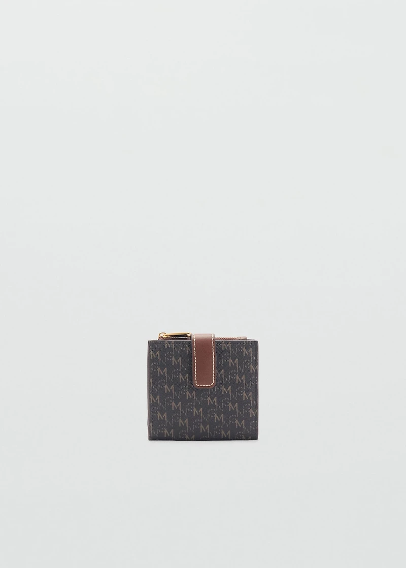 Wallet with printed logo