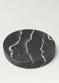 Marble-effect soap dish