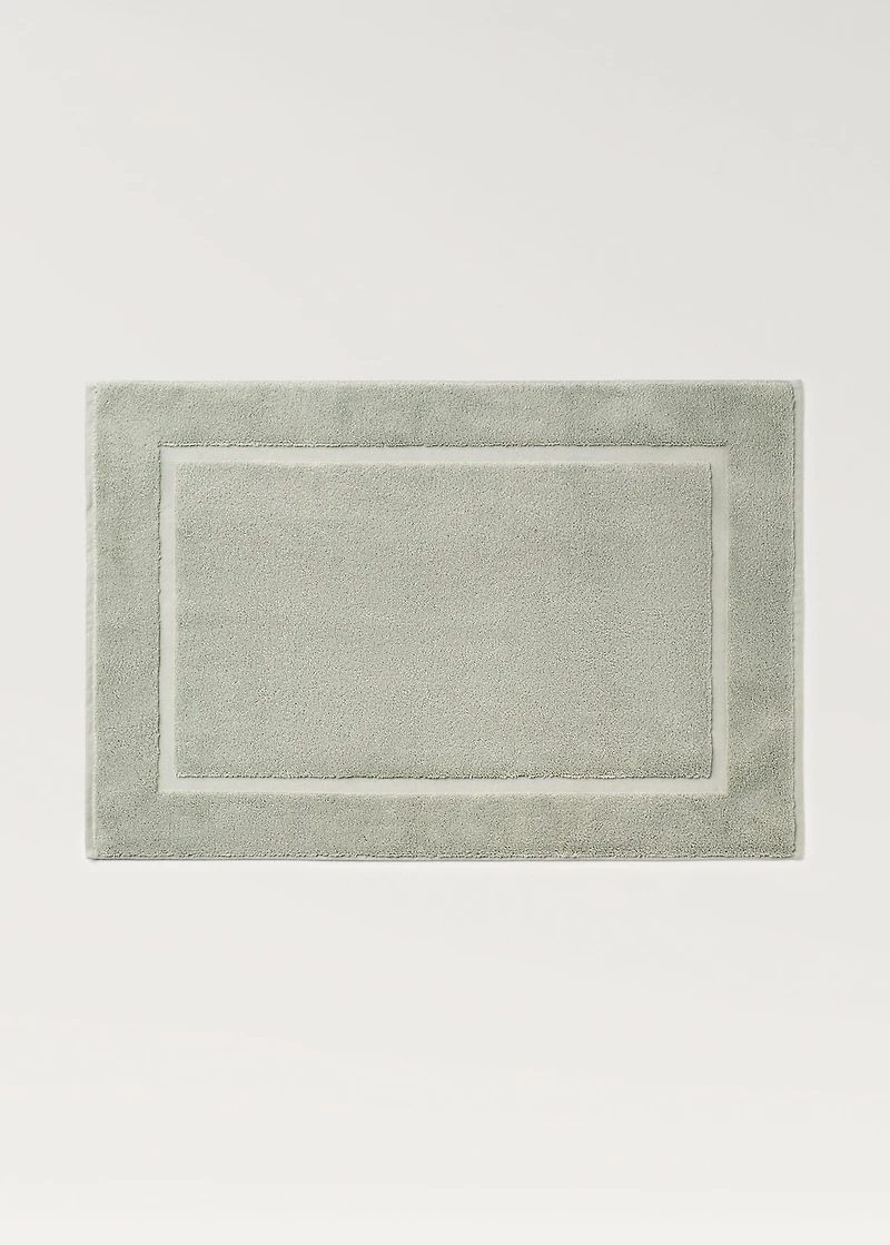 Soft cotton bath mat