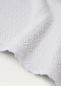 Lace bathroom rug