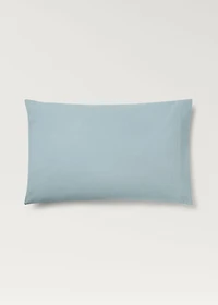 Children's washed cotton double-stitched pillowcase 50x75 cm