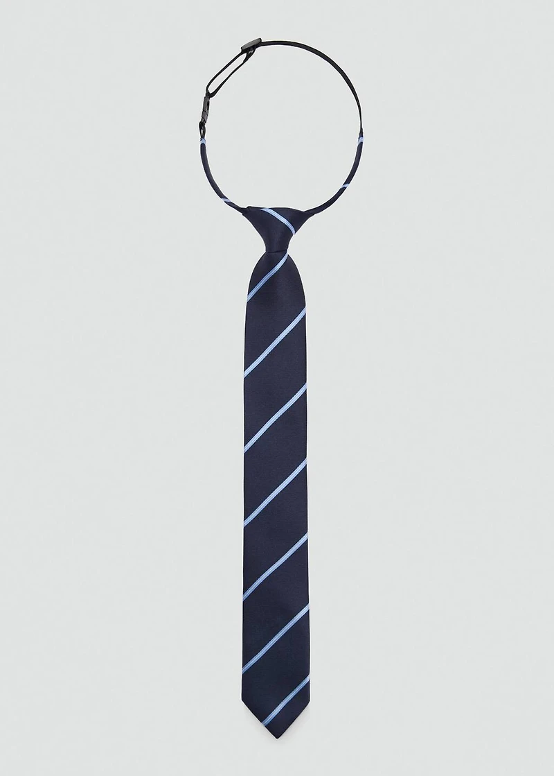 Striped tie